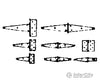 Grandt Line Products 3508 Hinge Assortment -- 2 Sets Scratch Building Supplies