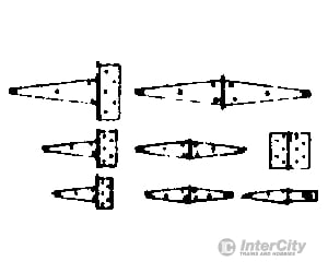 Grandt Line Products 3508 Hinge Assortment -- 2 Sets Scratch Building Supplies