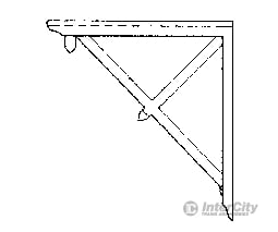 Grandt Line Products 3518 Roof Brackets -- End Scratch Building Supplies