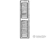 Grandt Line Products 3541 Louvered Window Shutters -- 14 X 64’ Scratch Building Supplies