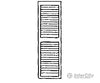 Grandt Line Products 3542 Louvered Window Shutters -- 15 X 87’ Scratch Building Supplies