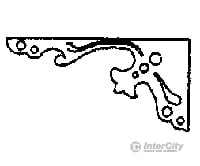 Grandt Line Products 3559 Porch Brackets Pkg(8) Scratch Building Supplies
