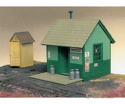 Grandt Line Products 3580 Sheepscot Station -- Kit - 3 X 2-1/2’ 7.3 6.4Cm Structures