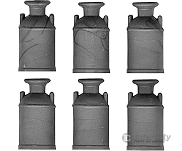 Grandt Line Products 3582 Milk Cans Pkg(6) Scenic Details