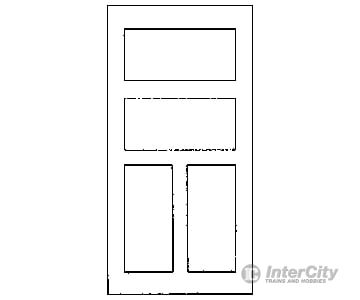 Grandt Line Products 3607 Baggage Door -- Rio Grande Sargents Station - 48 X 94’ Scratch Building