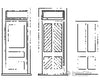 Grandt Line Products 3608 Rio Grande Waiting Room Doors -- With Frame Scratch Building Supplies