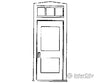 Grandt Line Products 3617 Office Door W/Transom - 36’ Wide Scratch Building Supplies