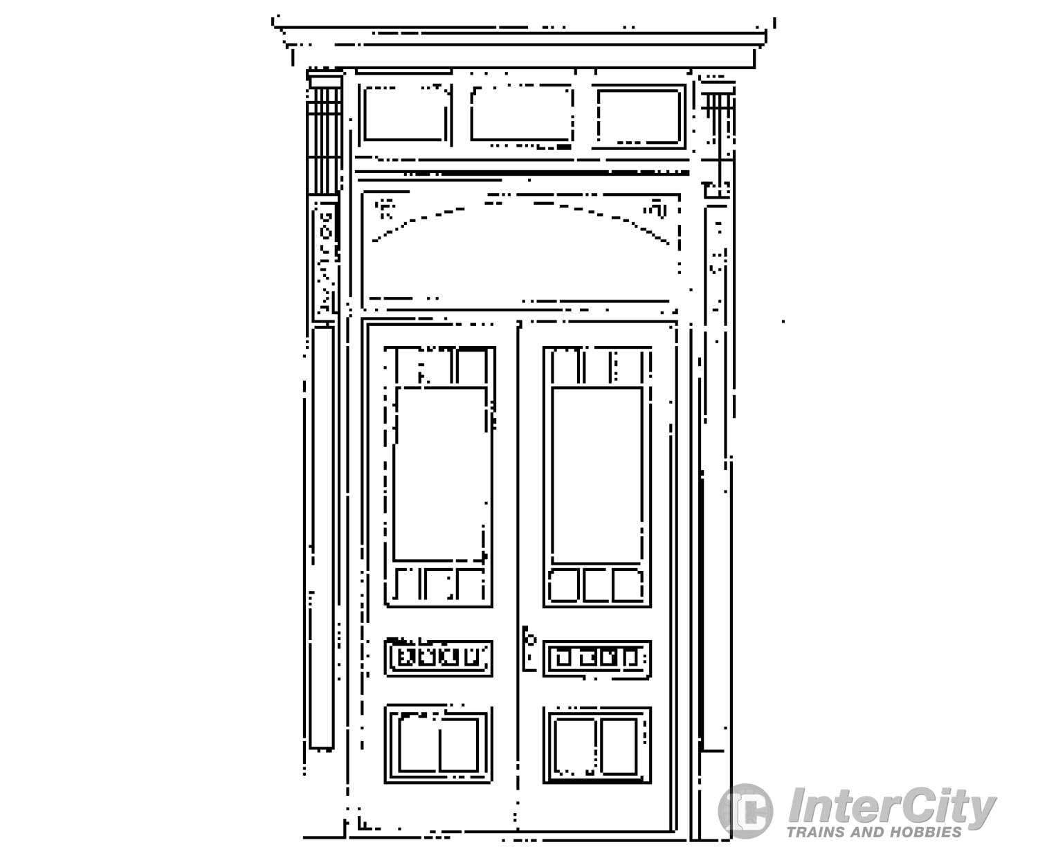 Grandt Line Products 3622 Victorian Entryway Kit Scratch Building Supplies