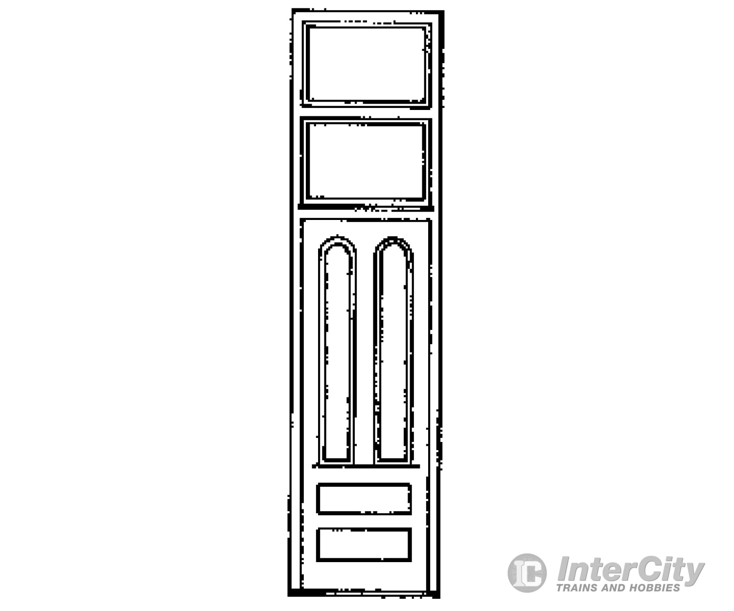 Grandt Line Products 3625 Single Door -- 33 X 12’ Scratch Building Supplies