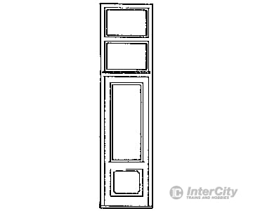 Grandt Line Products 3626 Commercial Strefront Door W/Rectangular Window & Double Transom -- Single