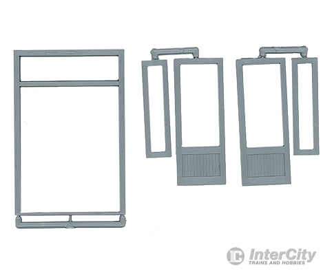 Grandt Line Products 3632 Double Door W/Windows & Transom -- Scale 70 X 90’ 178 229Cm Scratch