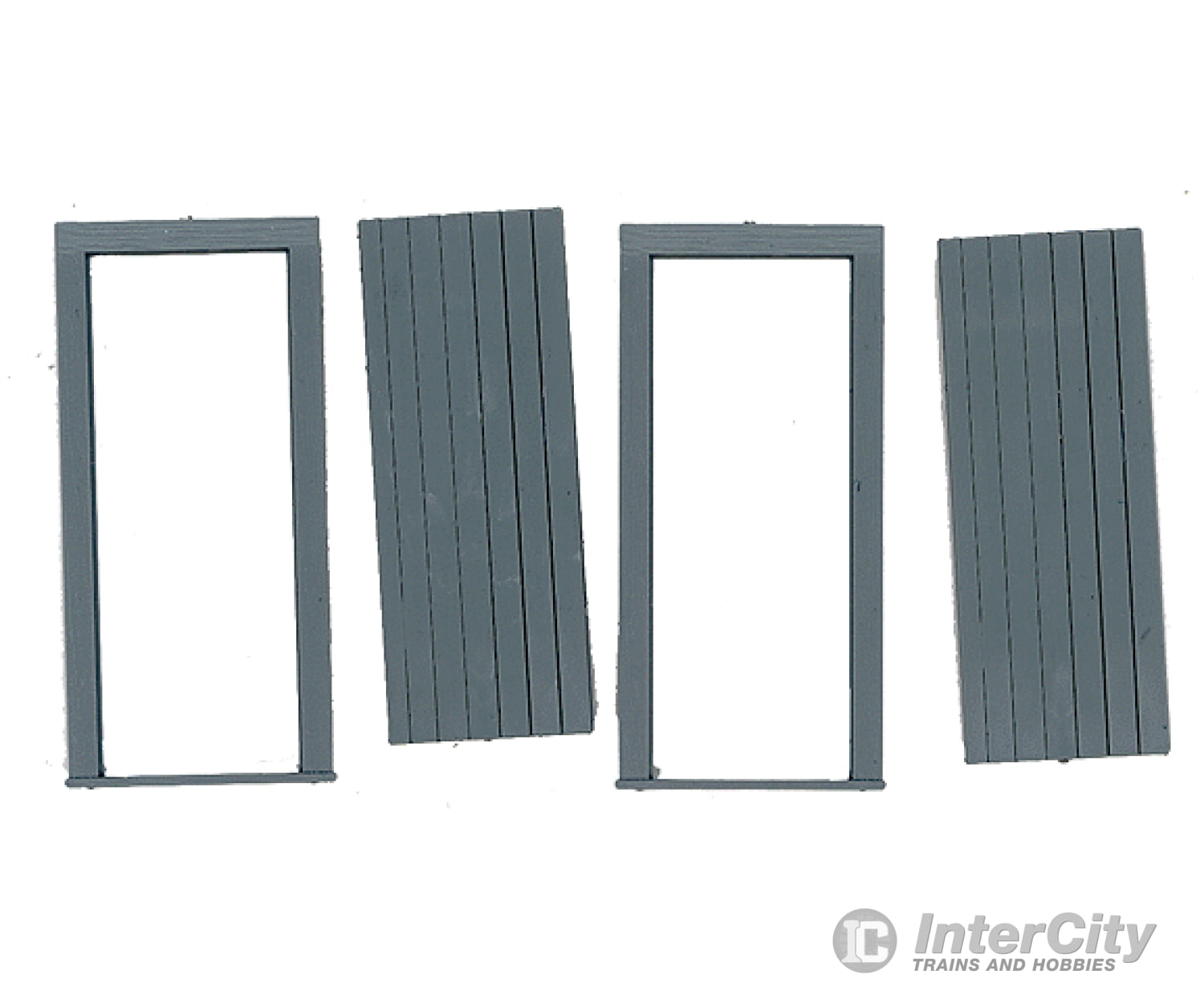 Grandt Line Products 3633 Door - Planked 30 X 66’ -- With Z-Brace Pkg(2) Scratch Building Supplies