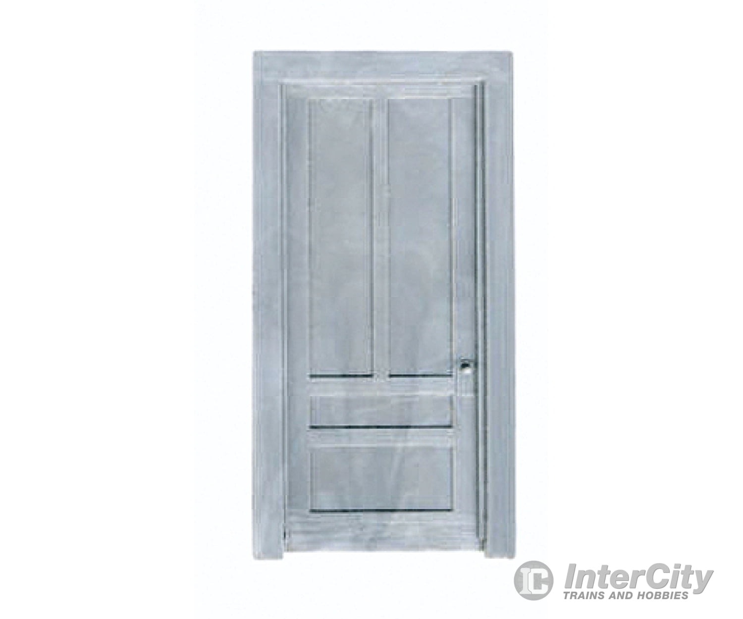 Grandt Line Products 3634 Station Door -- 4-Panel Pkg(2) Scratch Building Supplies