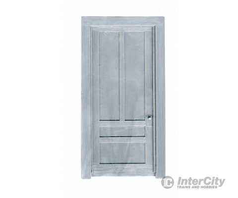Grandt Line Products 3634 Station Door -- 4-Panel Pkg(2) Scratch Building Supplies
