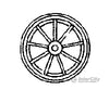 Grandt Line Products 37 Cast Iron Railcar Wheels -- 20 9-Spoke Couplers & Trucks