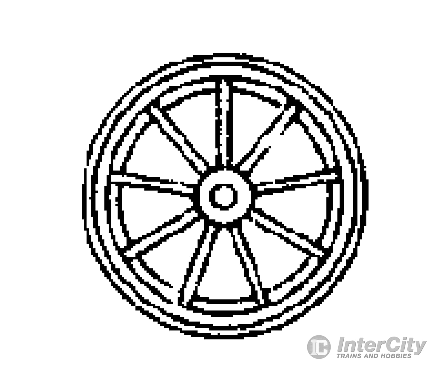 Grandt Line Products 37 Cast Iron Railcar Wheels -- 20 9-Spoke Couplers & Trucks