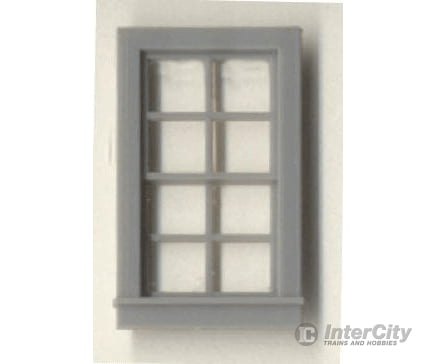 Grandt Line Products 3702 Double-Hung Windows -- 8-Pane - Scale 27 X 48’ 68.6 122Cm Pkg(4)