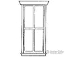 Grandt Line Products 3706 Station Windows -- Four-Pane 30 X 69’ Scratch Building Supplies