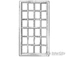 Grandt Line Products 3712 Rico Engine House Windows -- 24-Pane Scale 4 X 8’ 122 244Cm Pkg(3)