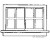 Grandt Line Products 3713 Horizontal Sliding Windows -- Scale 52 X 33’ 132 83.8Cm Pkg(4) Scratch