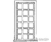 Grandt Line Products 3714 Engine House Windows -- 18-Pane Scale 42 X 91’ 107 231Cm Pkg(3) Scratch