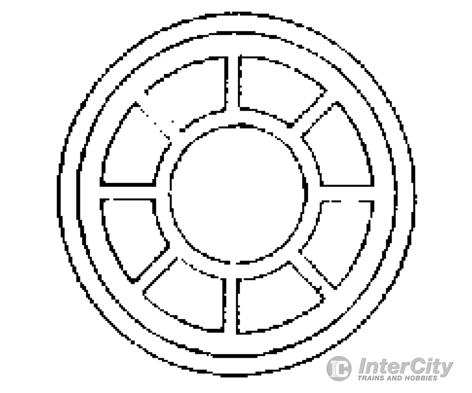 Grandt Line Products 3716 Round Windows For Masonry Buildings -- Four-Pane 42’ Diameter Scratch