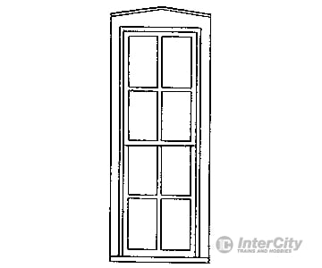 Grandt Line Products 3721 Double-Hung Windows -- Eight-Pane 36 X 70’ Pkg(4) Scratch Building