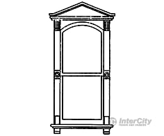 Grandt Line Products 3731 Victorian Two-Pane Window - Scale 30 X 72’ 76.2 183Cm -- With