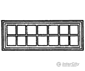 Grandt Line Products 3738 Recessed/Skylight Windows -- 100 X 36’ Scratch Building Supplies