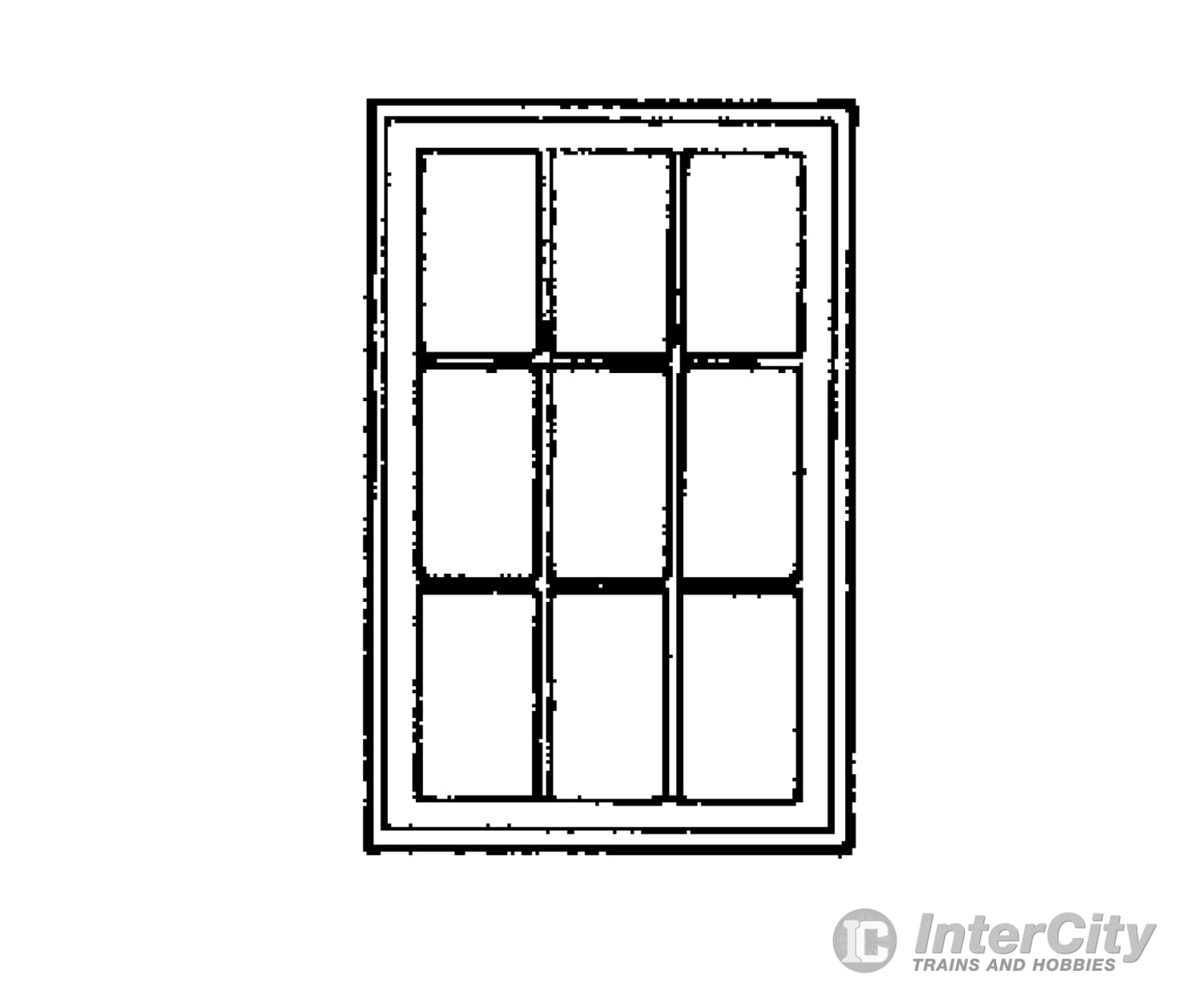 Grandt Line Products 3739 Masonry Windows -- Scale 46 X 72’ 117 183Cm Pkg(2) Scratch Building