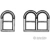Grandt Line Products 3746 Roundtop Windows -- 2 Sets: Two-Pane Single And Four-Pane Double Scratch