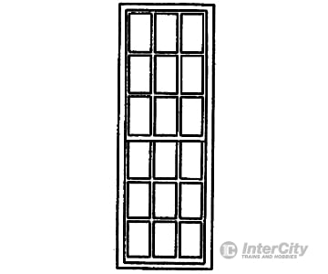 Grandt Line Products 3747 Double-Hung Windows -- 9/9 Light 104 X 37-1/2’ Scratch Building Supplies