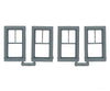 Grandt Line Products 3765 Double-Hung Windows -- 2-Over-1 Scale 28 X 48’ 71.1 122Cm Pkg(4)
