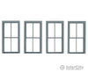 Grandt Line Products 3768 Double-Hung Windows -- 2-Over-2 - Scale 38 X 78’ 96.5 198Cm Pkg(4)