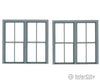 Grandt Line Products 3769 Double-Hung Windows -- 2-Over-2 - Scale 78 X 78’ 198 198Cm Pkg(2)