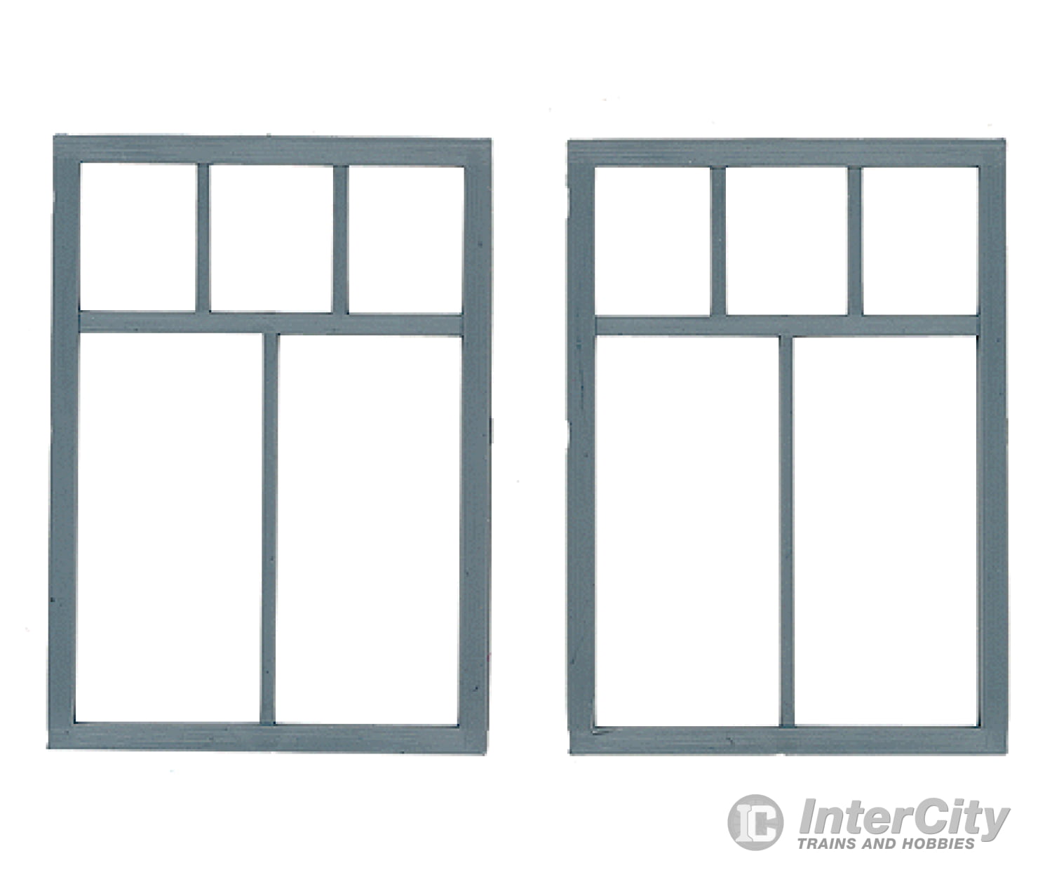 Grandt Line Products 3770 Commercial Windows -- 5-Pane Scale 56 X 82’ 142 208Cm Pkg(2) Scratch