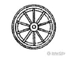 Grandt Line Products 38 Cast Iron Railcar Wheels -- 20 10-Spoke Couplers & Trucks