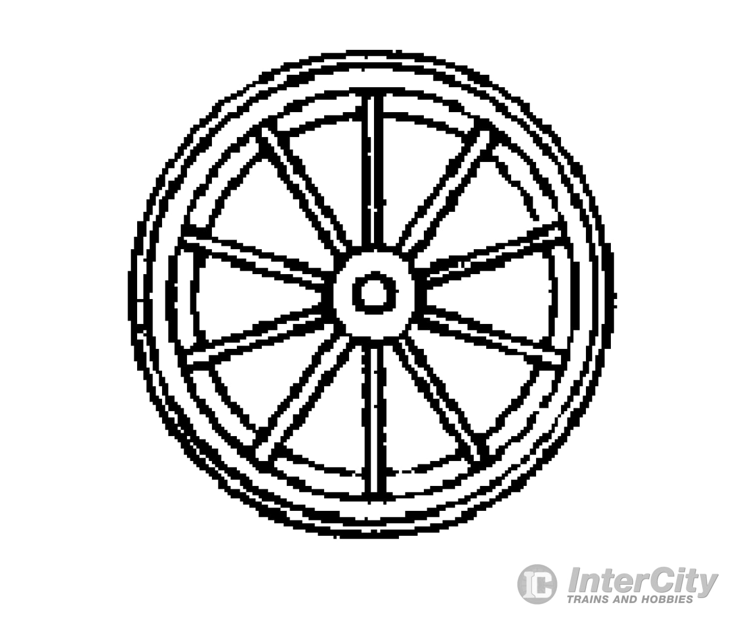 Grandt Line Products 38 Cast Iron Railcar Wheels -- 20 10-Spoke Couplers & Trucks