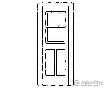 Grandt Line Products 3802 Coach End Doors -- Rio Grande Detailing Parts