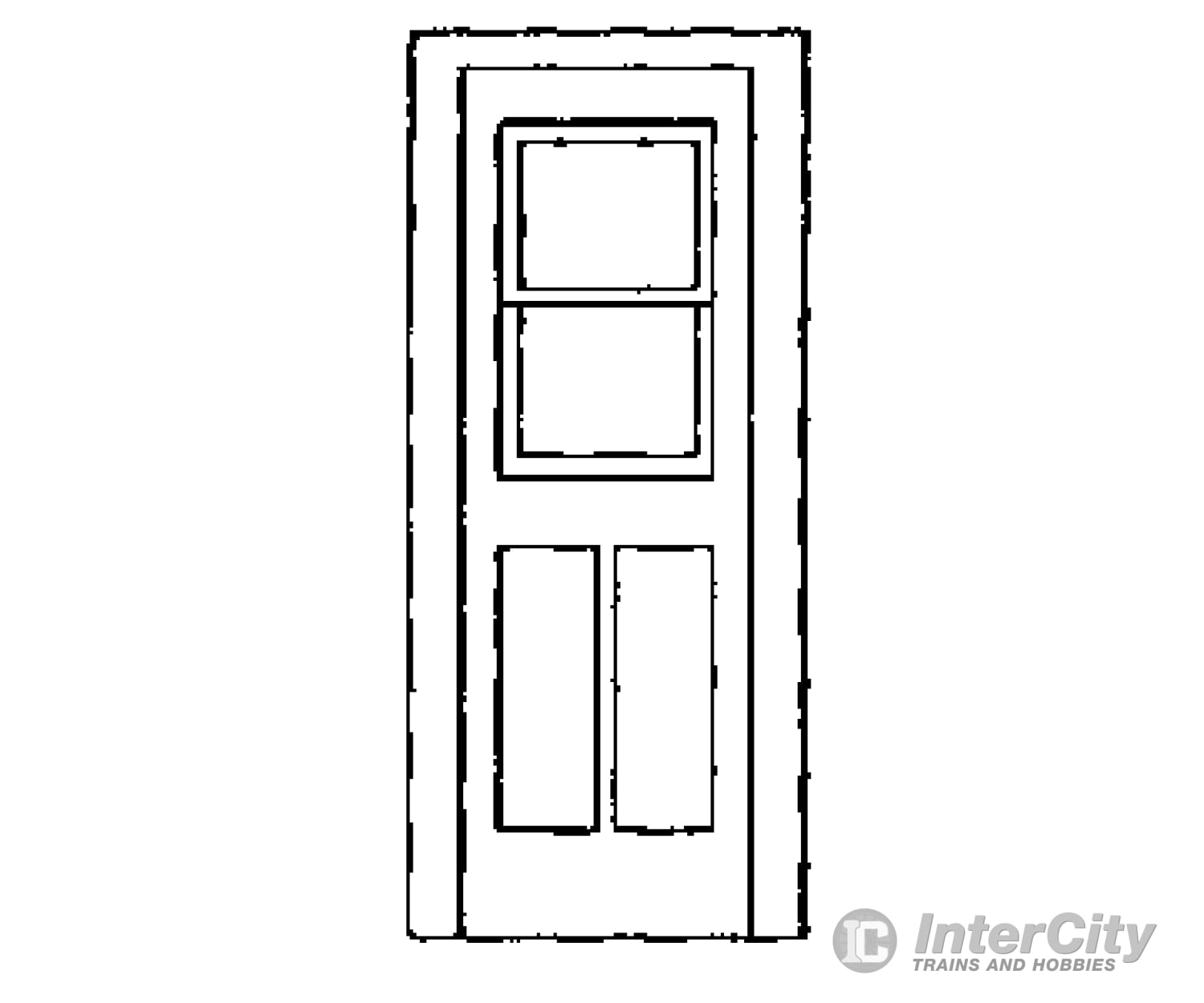 Grandt Line Products 3802 Coach End Doors -- Rio Grande Detailing Parts