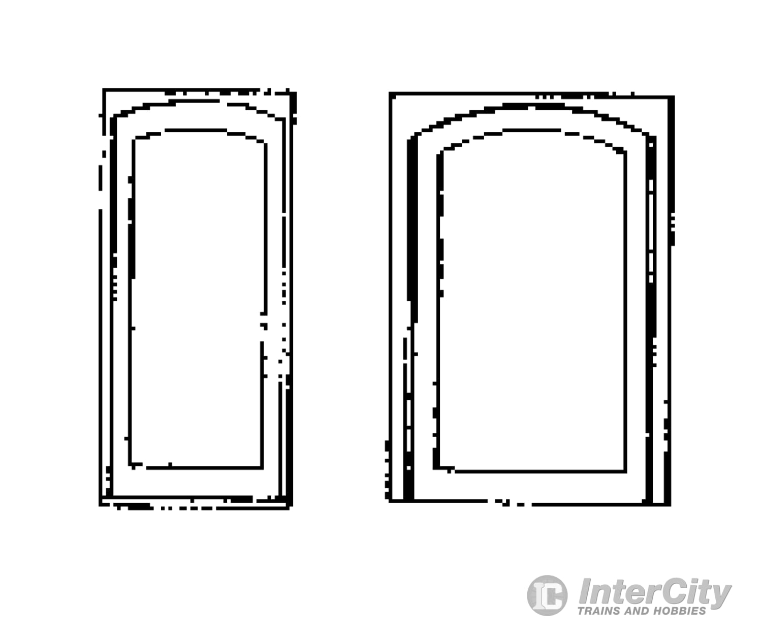 Grandt Line Products 3812 Combine Window Set -- Sandy River & Rangeley Lakes Detailing Parts