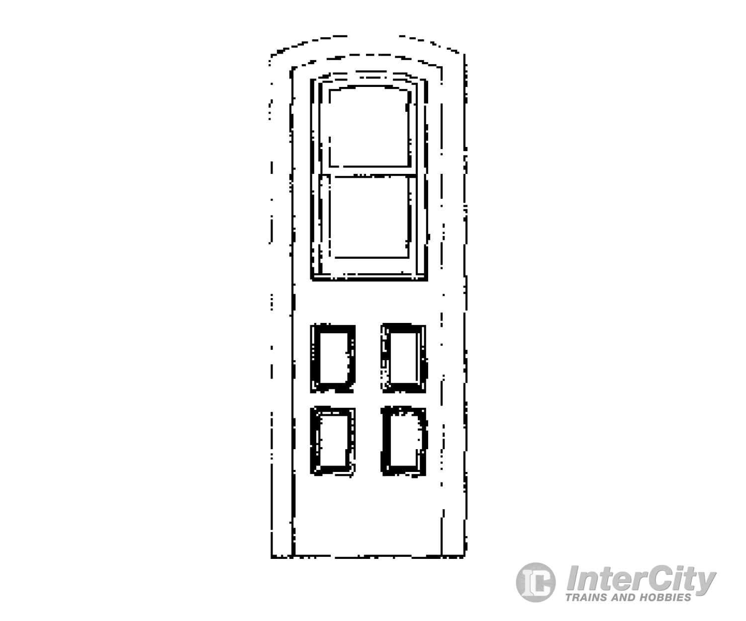 Grandt Line Products 3813 Combine Or Baggage Car End Doors -- Sandy River & Rangeley Lakes