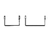 Grandt Line Products 3820 Baggage Car Stirrup Steps -- Rpo Car; (2) 1/18’ And (4) 1/12’