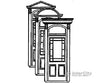 Grandt Line Products 3927 Door -- Victorian W/Box Pediment Detailing Parts