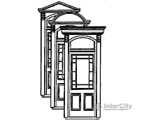 Grandt Line Products 3927 Door -- Victorian W/Box Pediment Detailing Parts