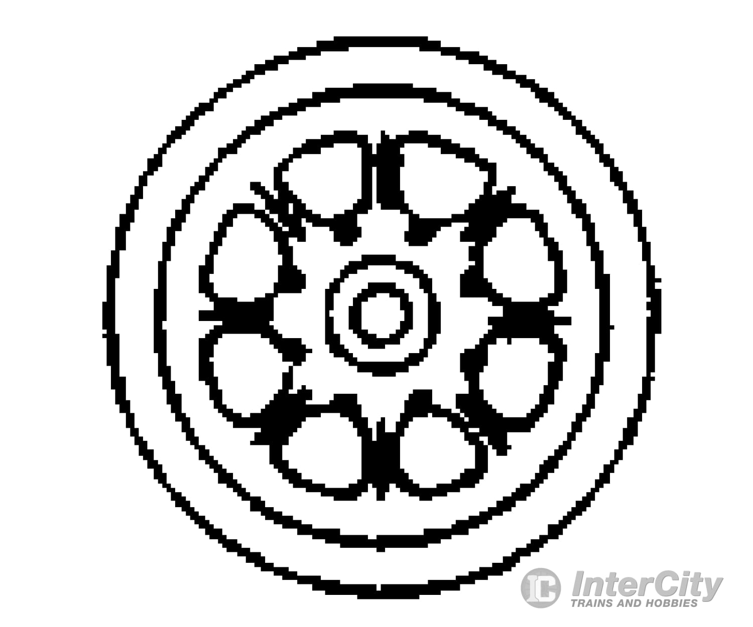 Grandt Line Products 40 16 Pressed Steel Railcar Wheels -- Fairmont Couplers & Trucks