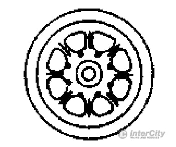 Grandt Line Products 40 16 Pressed Steel Railcar Wheels -- Fairmont Couplers & Trucks