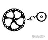 Grandt Line Products 43 Brake Wheel Set (With Ratchet & Pawl) -- 16’ Rio Grande Detaling Parts