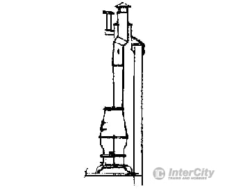 Grandt Line Products 5008 Drgw Passenger Car Stove W/Stack Detailing Parts