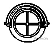 Grandt Line Products 5011 Window -- For Silverton Station Attic Round Pkg(4) Detailing Parts